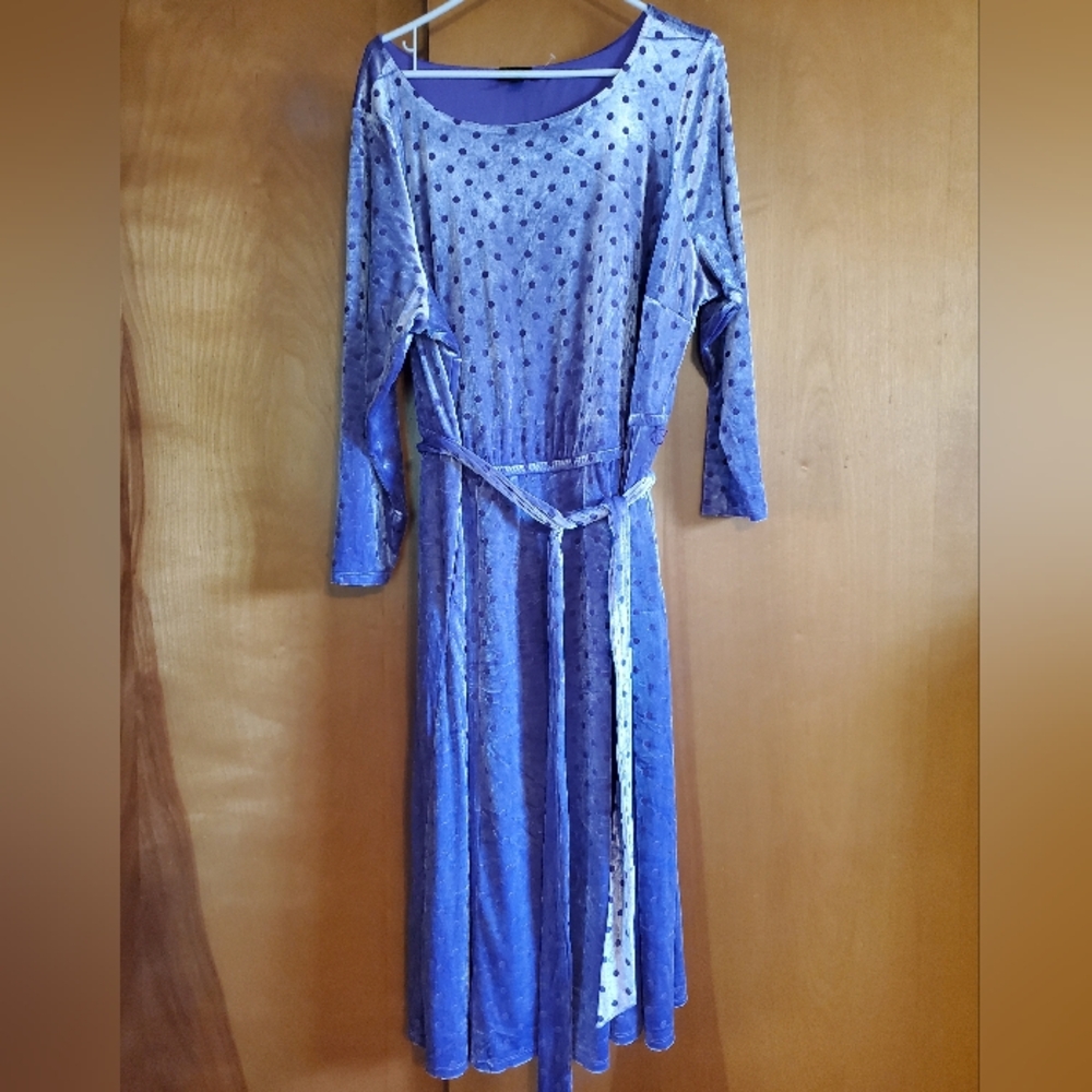 Torrid Velvet Midi Burnout Dress